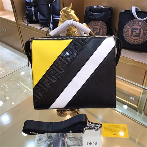 fendi mans bag|Fendi shoulder bag men's.